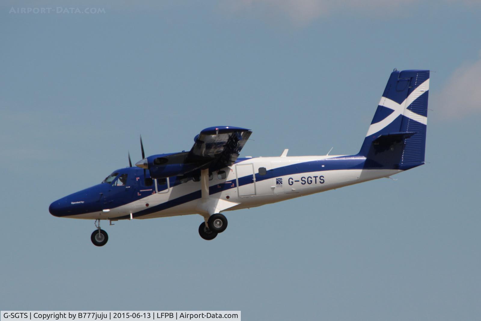 G-SGTS, 2014 Viking DHC-6-400 Twin Otter C/N 918, at Le Bourget for SIAE 2015