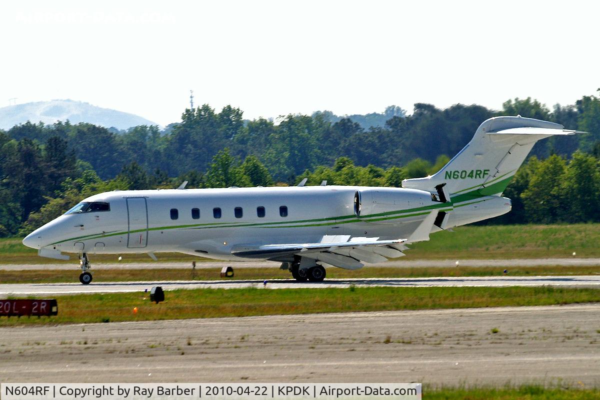 N604RF, 2004 Bombardier Challenger 300 (BD-100-1A10) C/N 20026, Bombardier Challenger 300 [20026] Atlanta-Dekalb Peachtree~N 22/04/2010. Reverse thrusters applied.