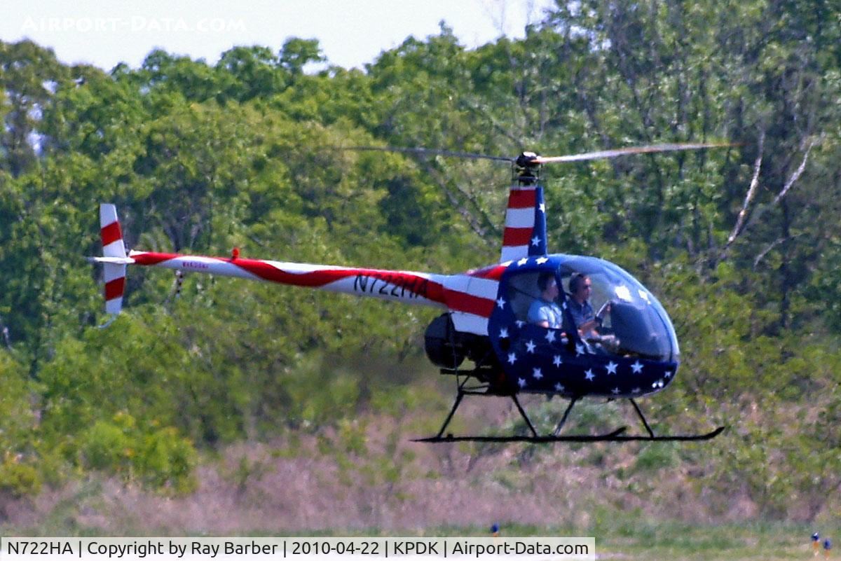 N722HA, 1998 Robinson R22 BETA C/N 2863, Robinson R-22 Beta II [2863] Atlanta-Dekalb Peachtree~N 22/04/2010