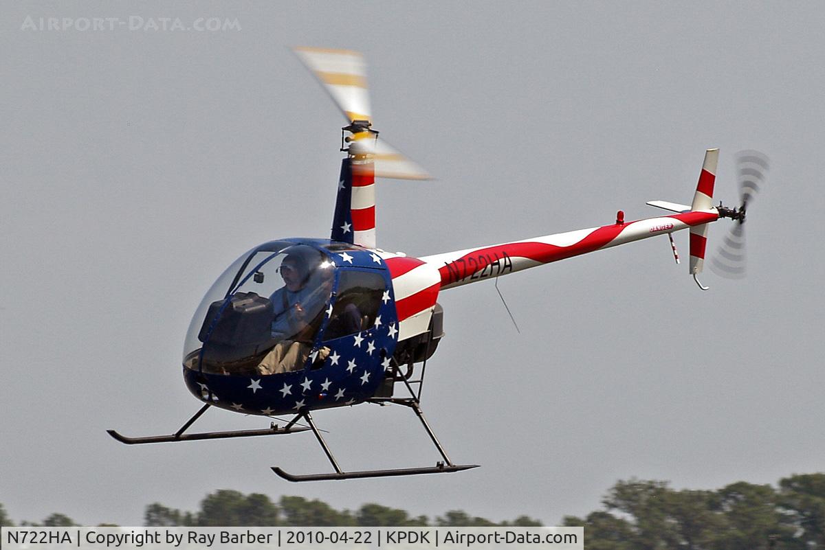 N722HA, 1998 Robinson R22 BETA C/N 2863, Robinson R-22 Beta II [2863] Atlanta-Dekalb Peachtree~N 22/04/2010