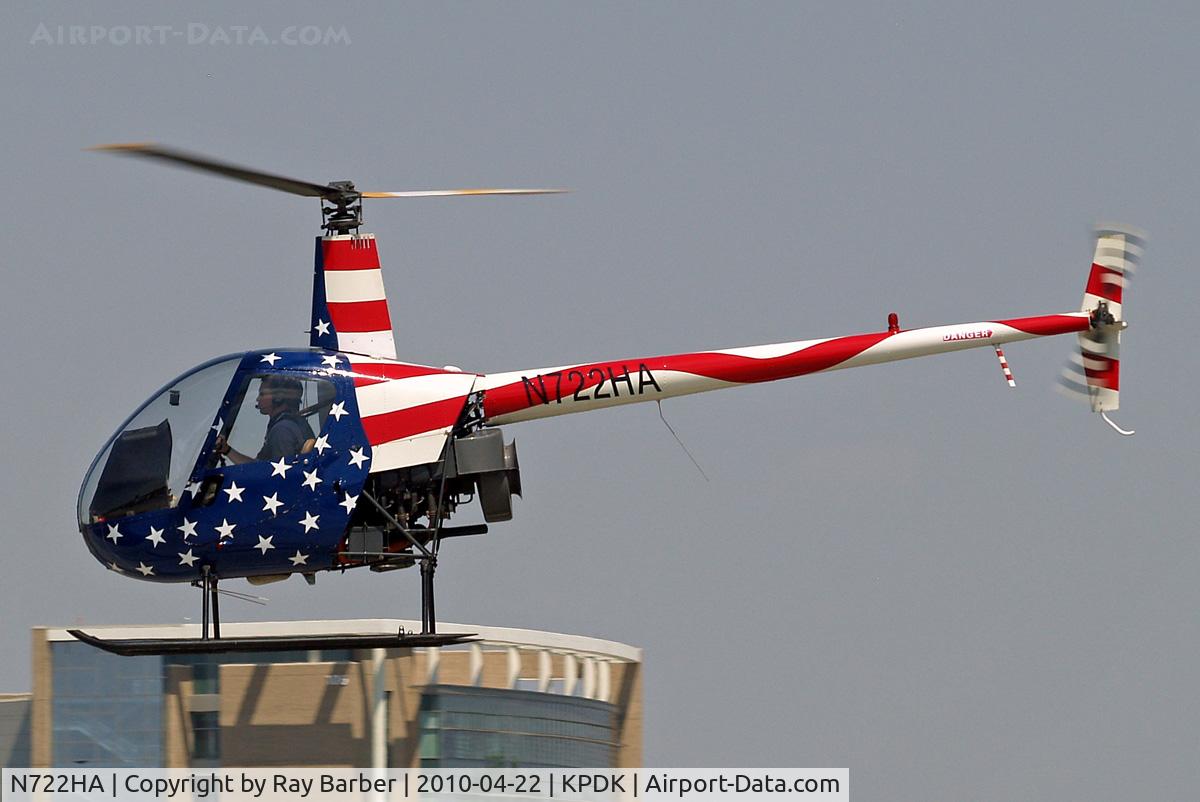 N722HA, 1998 Robinson R22 BETA C/N 2863, Robinson R-22 Beta II [2863] Atlanta-Dekalb Peachtree~N 22/04/2010