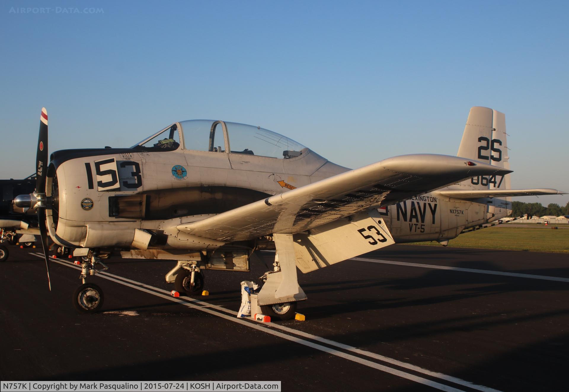 N757K, 1954 North American T-28C Trojan C/N 226-224 (140647), North American T-28C