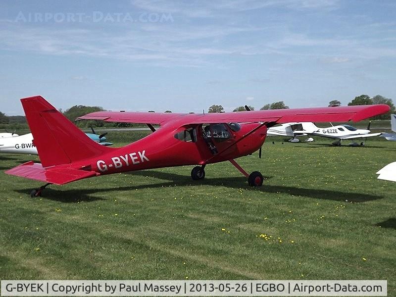 G-BYEK, 2000 Stoddard-Hamilton GlaStar GS-1 C/N PFA 295-13087, Visitor to the 40's Weekend Fly-In. EX:-ZK-NEW(4),G-BYEK.