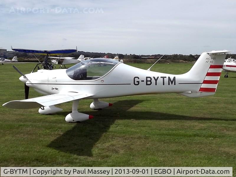 G-BYTM, 2000 Dyn'Aero MCR-01 UL C/N PFA 301-13440, @ the Autumn Wings & Wheels Fly-In.