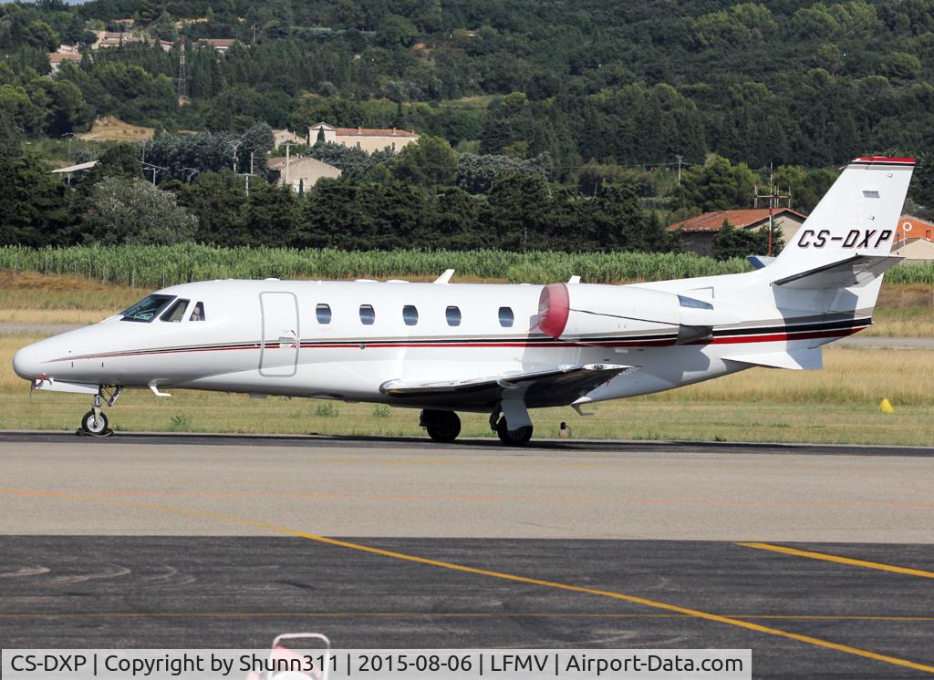 CS-DXP, 2007 Cessna 560XL Citation XLS C/N 560-5702, Parked at the General Aviation area...