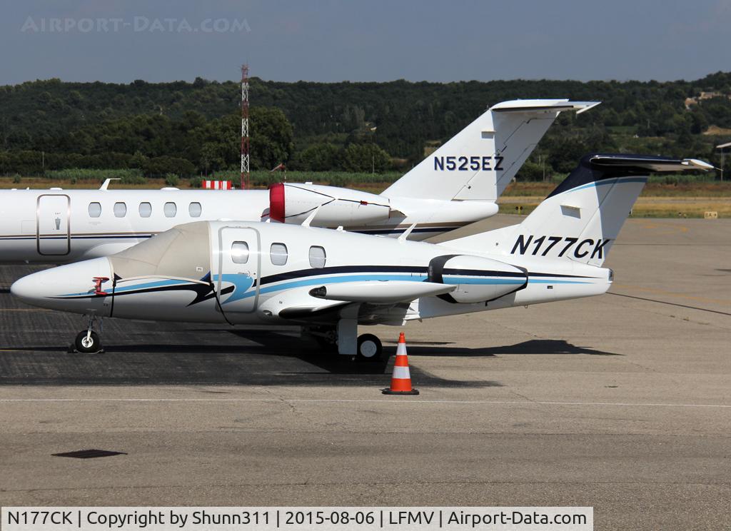 N177CK, 2008 Eclipse Aviation Corp EA500 C/N 000182, Parked at the General Aviation area...