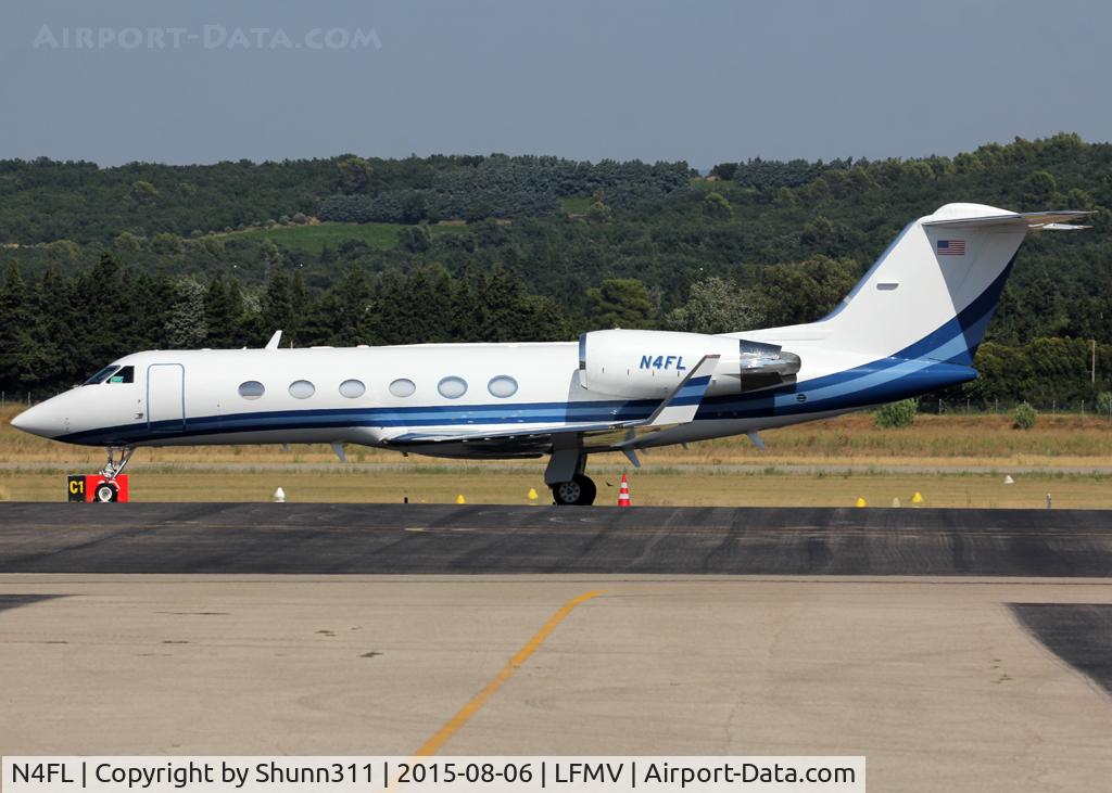 N4FL, 1997 Gulfstream Aerospace Gulfstream IVSP C/N 1312, Parked at the General Aviation area...