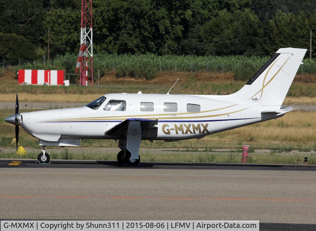 G-MXMX, 2008 Piper PA-46R-350T Malibu Matrix C/N 4692088, Parked at the General Aviation area...