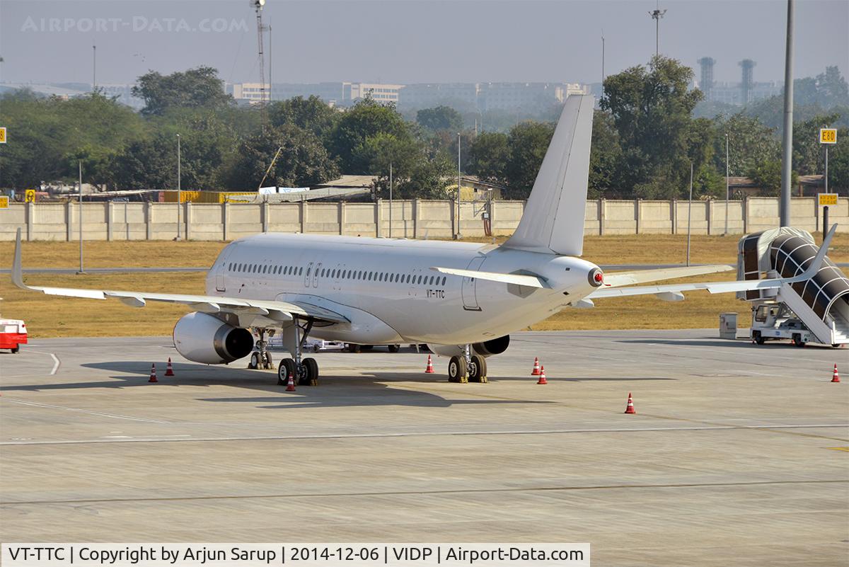 VT-TTC, 2014 Airbus A320-232 C/N 6278, On the tarmac at IGIA T-3.