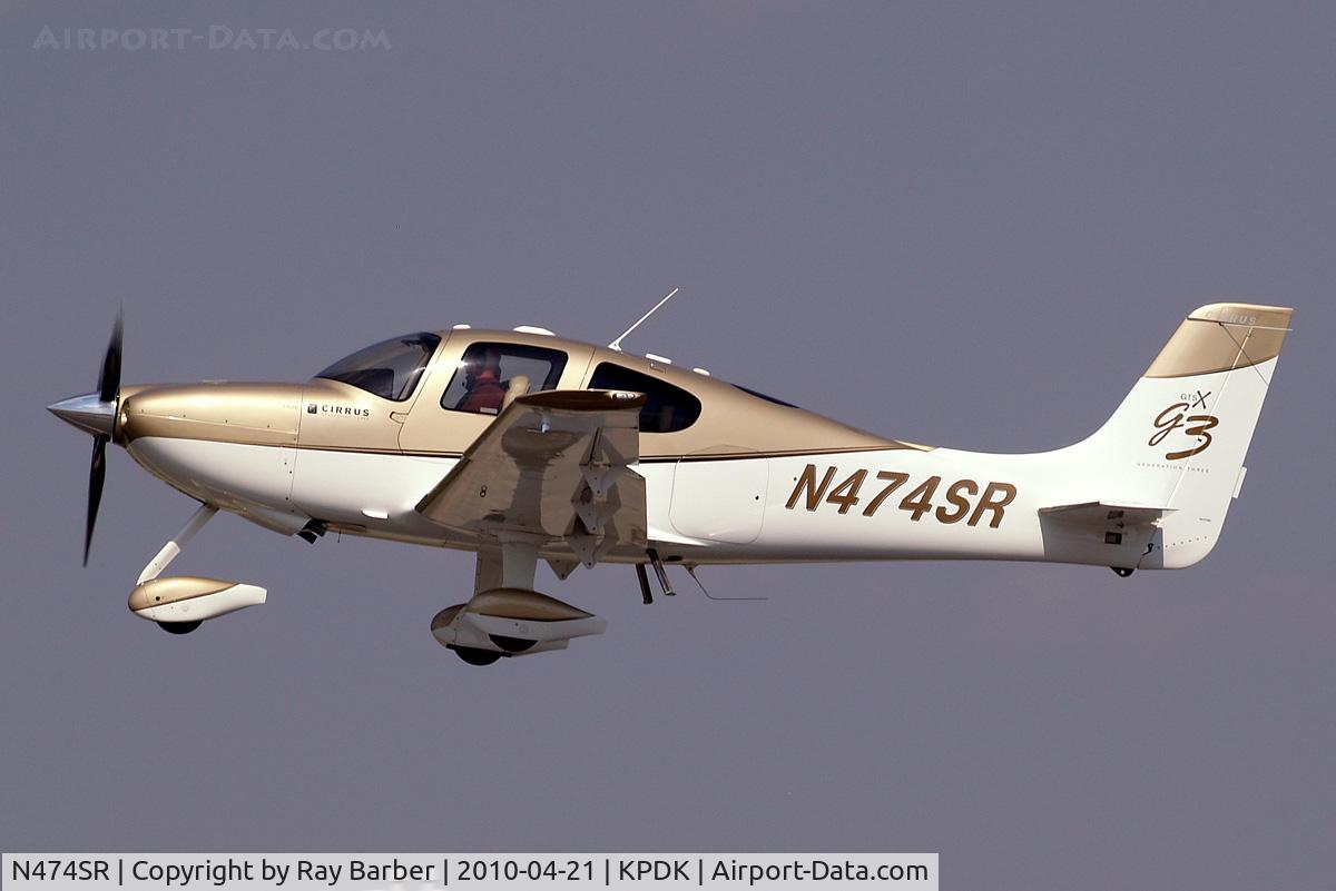 N474SR, 2007 Cirrus SR22 G3 GTSX C/N 2573, N474SR   Cirrus Design SR-22G3GTSX [2573] Atlanta-Dekalb Peachtree~N 21/04/2010