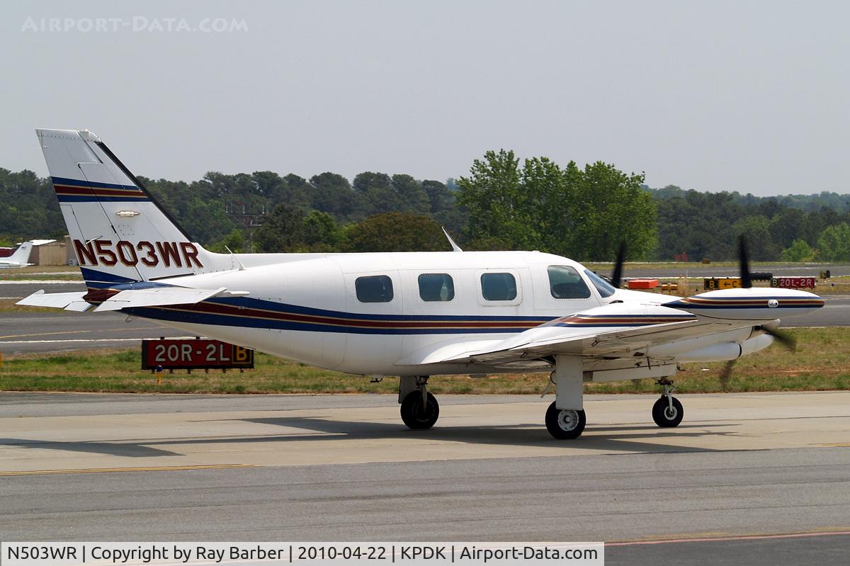 N503WR, 1979 Piper PA-31T1 Cheyenne I C/N 31T-7904016, Piper PA-31T1 [Cheyenne I [31T-7904016] Atlanta-Dekalb Peachtree~N 22/04/2010