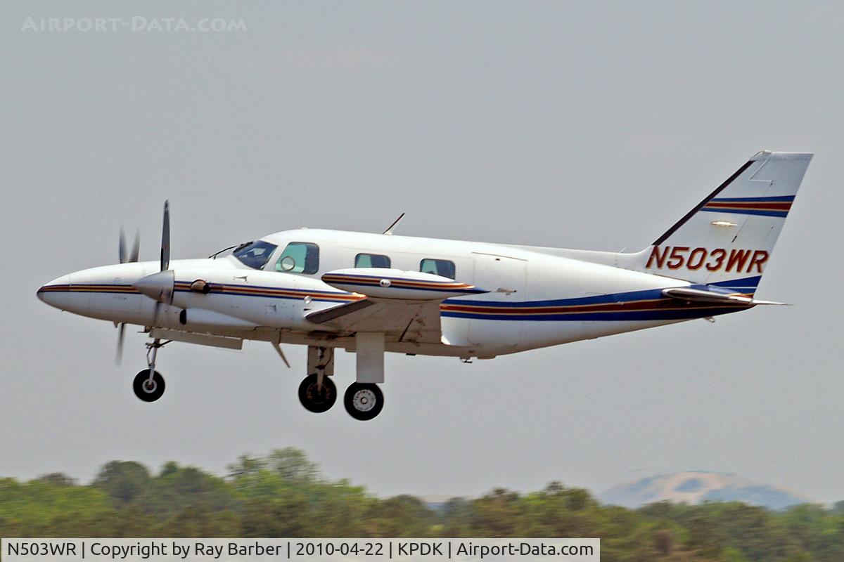 N503WR, 1979 Piper PA-31T1 Cheyenne I C/N 31T-7904016, Piper PA-31T1 [Cheyenne I [31T-7904016] Atlanta-Dekalb Peachtree~N 22/04/2010