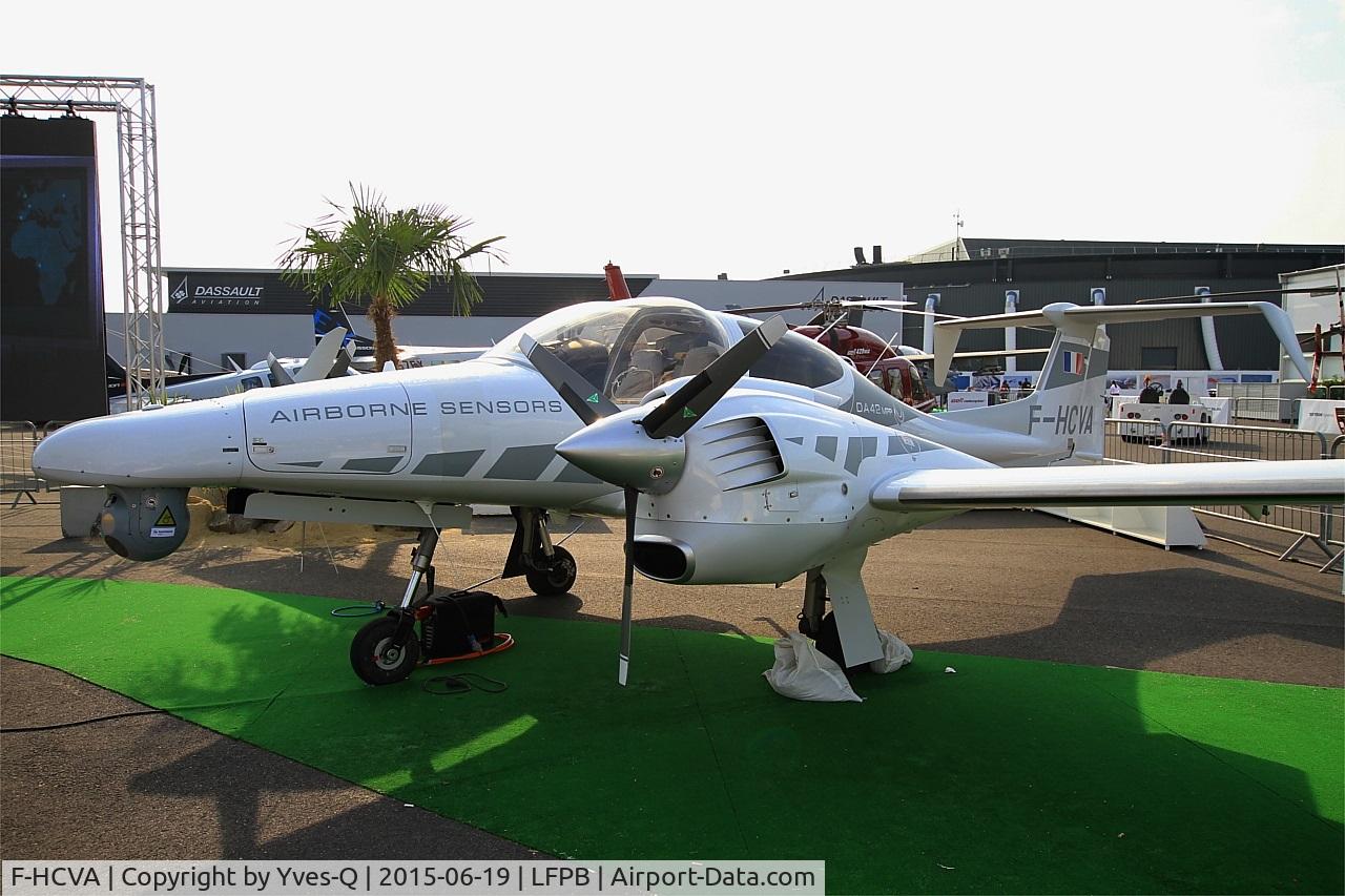 F-HCVA, Diamond DA-42MPP Twin Star C/N 42.007, Diamond DA-42MPP Twin Star, Static display, Paris-Le Bourget airport (LFPB-LBG) Air show 2015