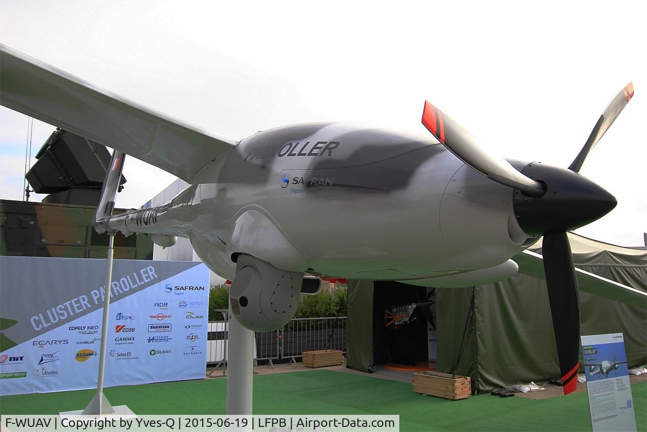 F-WUAV, 2009 Sagem S15 UAV Patroller V1 C/N 005, Sagem S15 UAV Patroller V1, Displayed at Paris-Le Bourget airport (LFPB-LBG) Air show 2015
