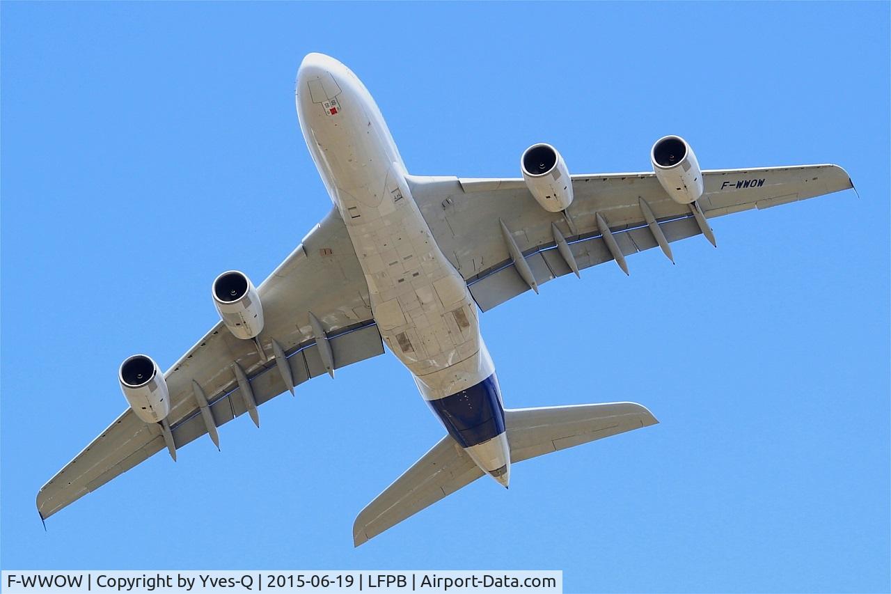 F-WWOW, 2005 Airbus A380-841 C/N 001, Airbus A380-841, On display, Paris-Le Bourget (LFPB-LBG) Air show 2015