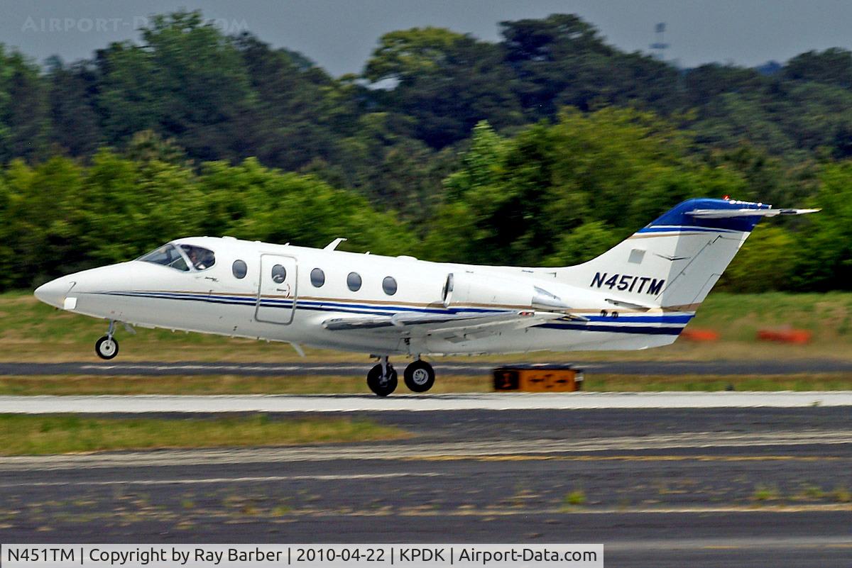 N451TM, 2008 Hawker Beechcraft 400A Beechjet C/N RK-576, Beechjet 400XP [RK-576] Atlanta-Dekalb Peachtree~N 22/04/2010