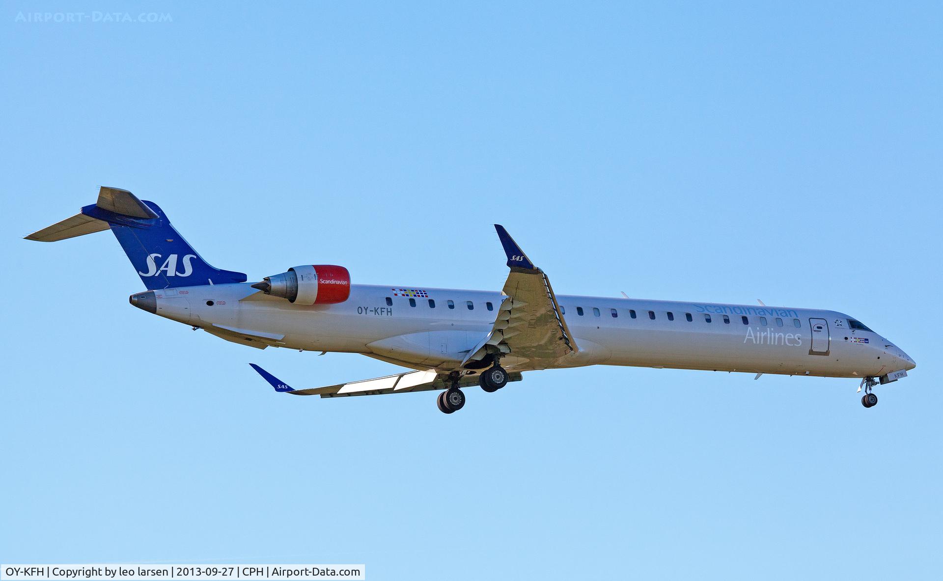 OY-KFH, 2009 Bombardier CRJ-900 (CL-600-2D24) C/N 15240, Copenhagen 27.9.13