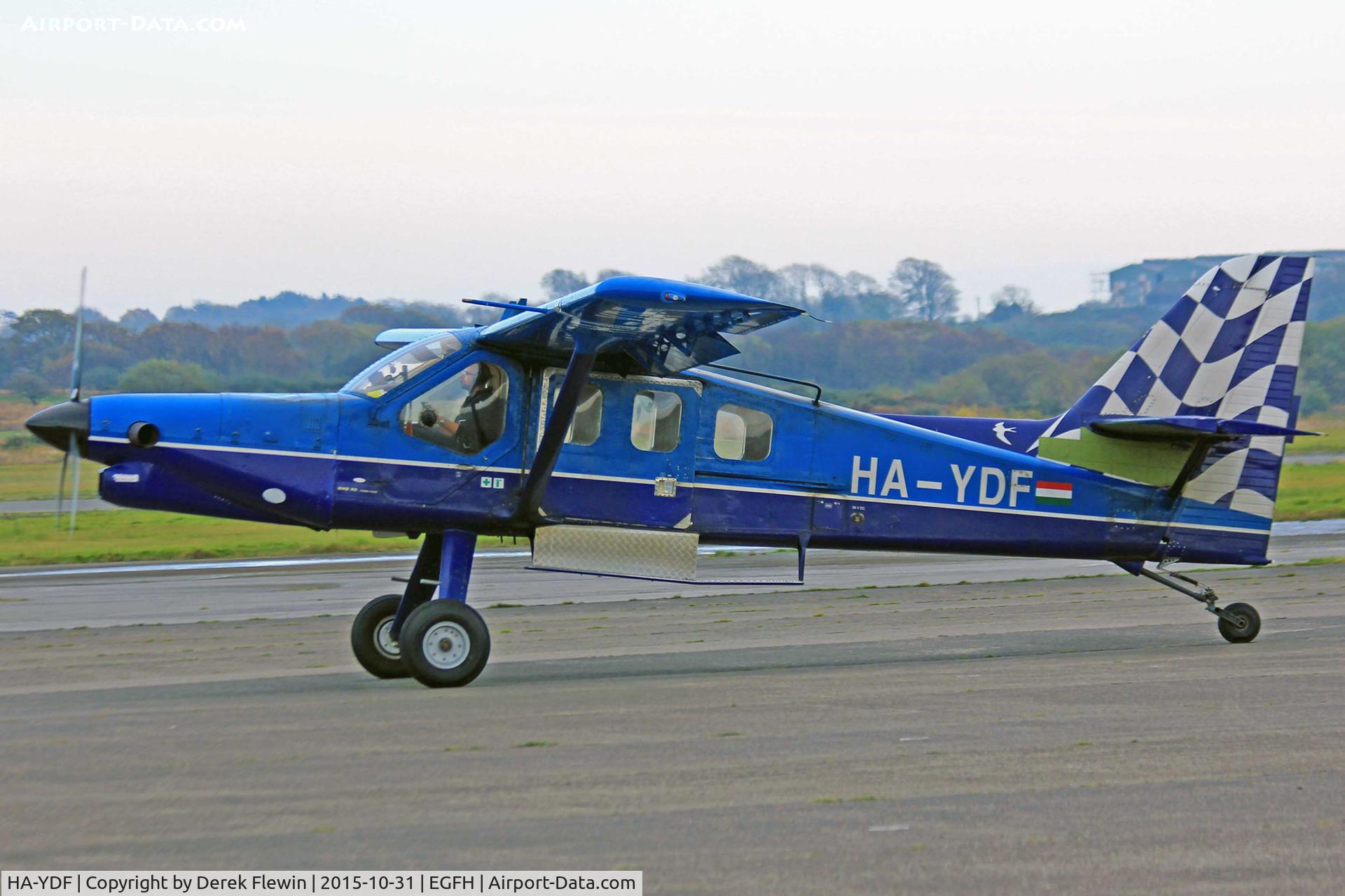 HA-YDF, 2000 Technoavia SMG-92 Turbo Finist C/N 01-005, SMG-92 Turbo Finist, Hibaldstow based, seen taxxing back to base.