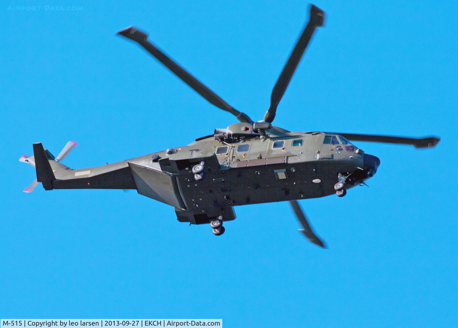 M-515, 2009 AgustaWestland EH-101 Mk.512 Merlin Joint Supporter C/N 50222/DEN15, Copenhagen 27.9.15