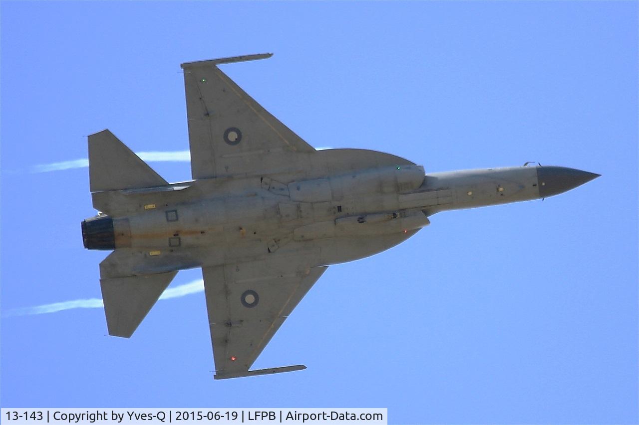 13-143, PAC JF-17 Thunder C/N FC10135, PAC JF-17 Thunder, On display, Paris-Le Bourget (LFPB-LBG) Air show 2015