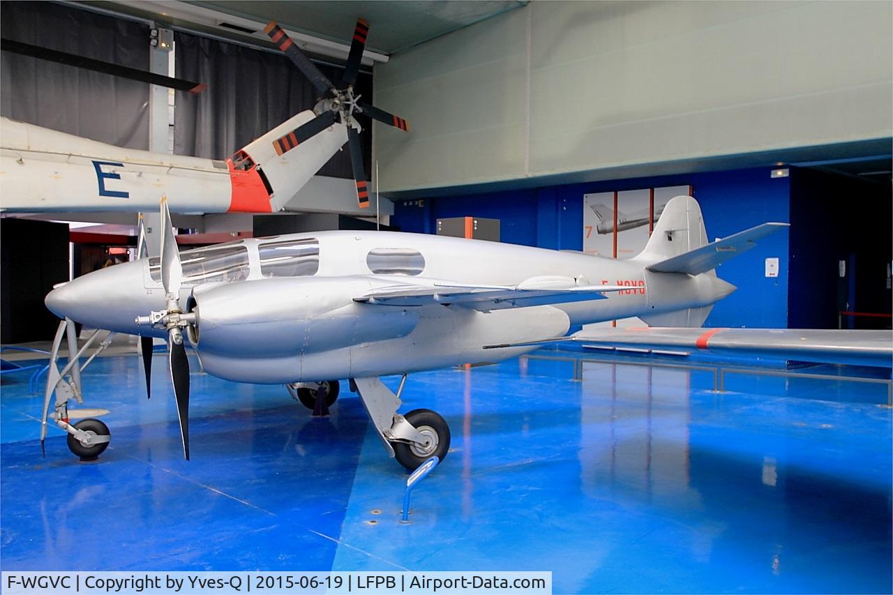 F-WGVC, 1954 Hirch MRA C.100 C/N 01, Hirsch H 100, Preserved at Air & Space Museum Paris-Le Bourget (LFPB)
