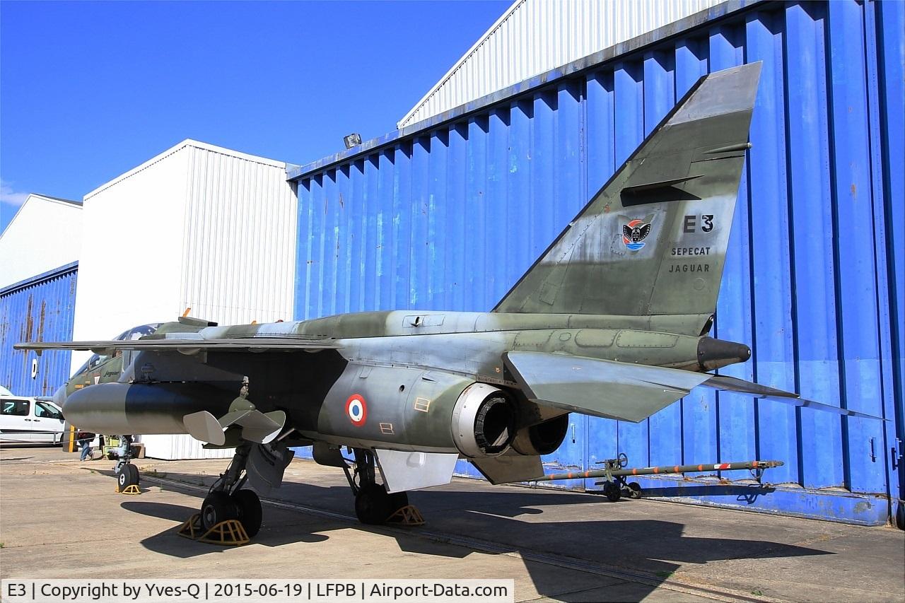 E3, Sepecat Jaguar E C/N E3, Sepecat Jaguar E (339-WF), Preserved at Air & Space Museum Paris-Le Bourget (LFPB)