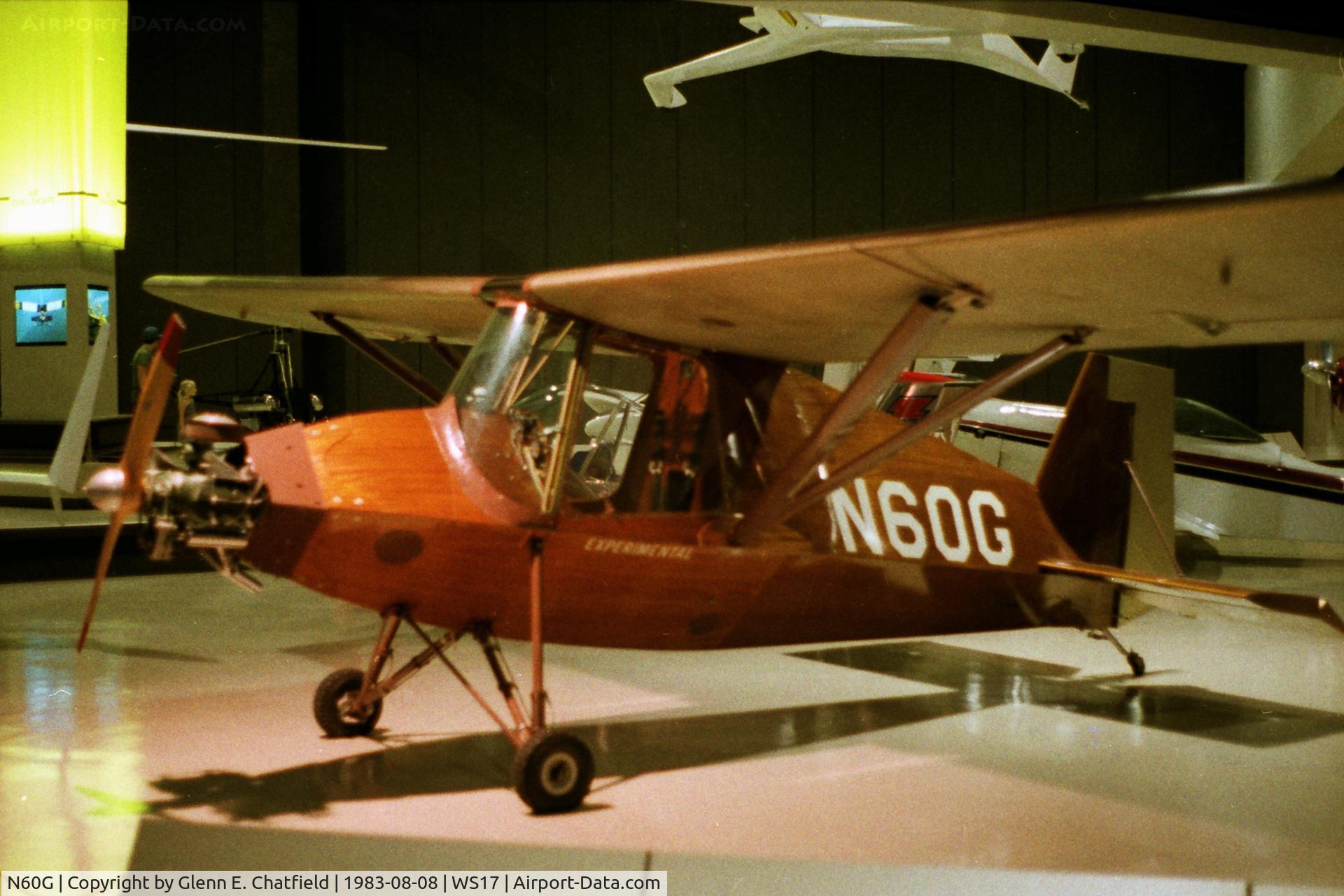 N60G, 1979 Lobet Ganagobie C/N 60, Hanging in the EAA Museum