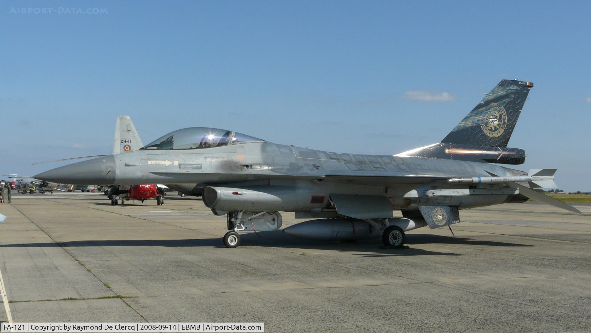 FA-121, SABCA F-16AM Fighting Falcon C/N 6H-121, 60 years 15 Wing at Melsbroek.