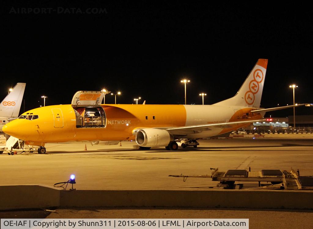 OE-IAF, 1999 Boeing 737-33V C/N 29341, Parked at the Cargo area... new TNT c/s
