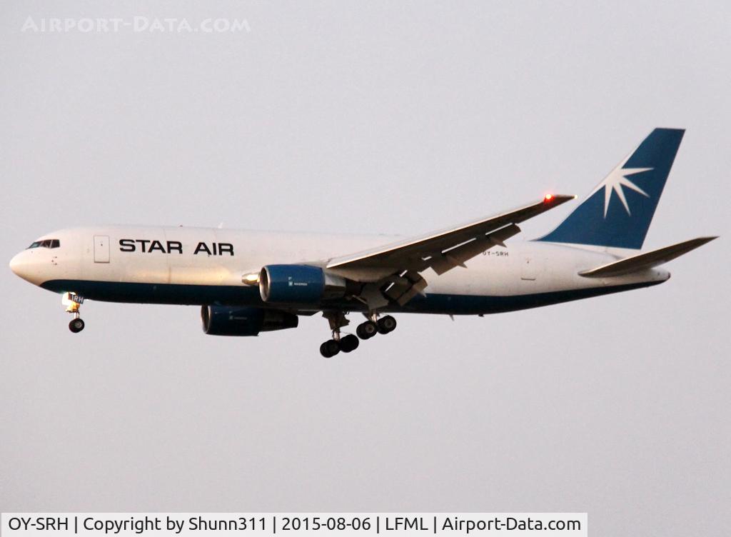 OY-SRH, 1989 Boeing 767-204 C/N 24457, Landing rwy 31R