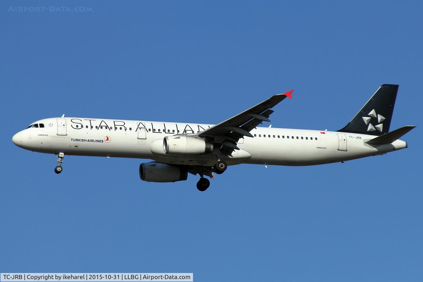 TC-JRB, 2006 Airbus A321-231 C/N 2868, Flight under the Star-Alliance livery for THY, from Istanbul.