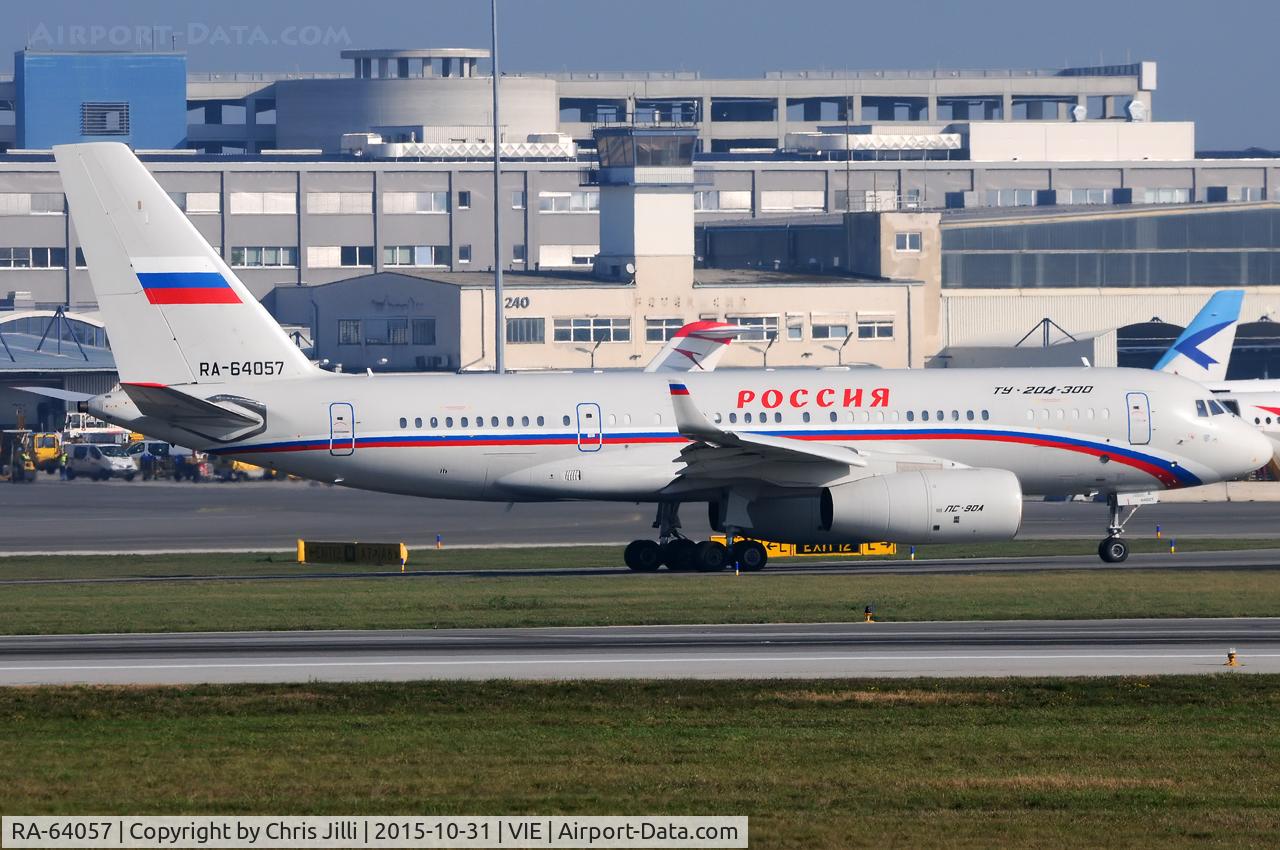 RA-64057, Tupolev 204-300 C/N 64057, Russia State Transport Company - Rossiya