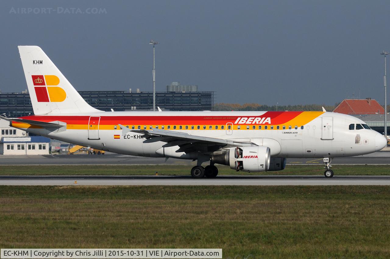 EC-KHM, 2007 Airbus A319-111 C/N 3209, Iberia
