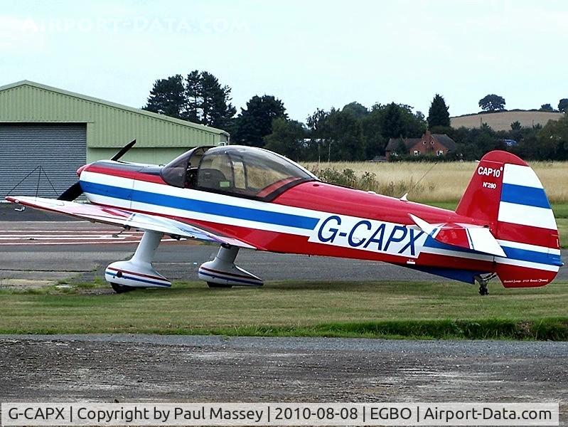 G-CAPX, 1998 Mudry CAP-10B C/N 280, Regular visitor to Halfpenny Green.