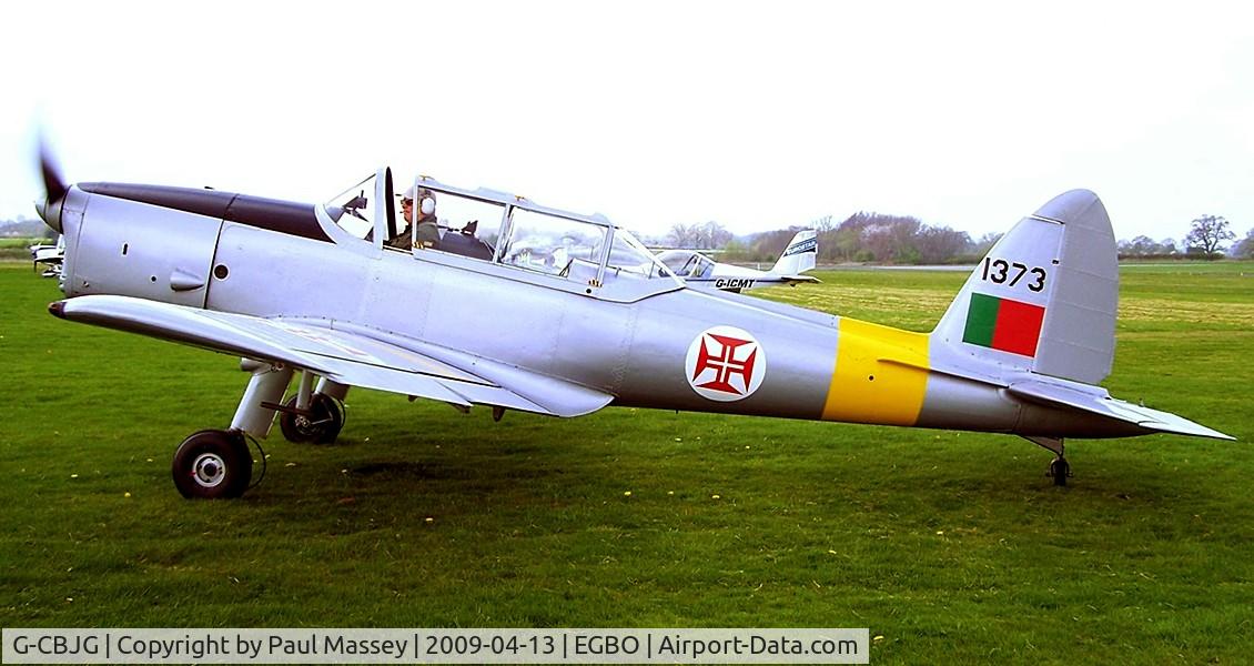 G-CBJG, 1961 OGMA DHC-1 Chipmunk T.20 C/N OGMA-63, Painted as Portuguese A.F. 1373. EX:-CS-AZT.