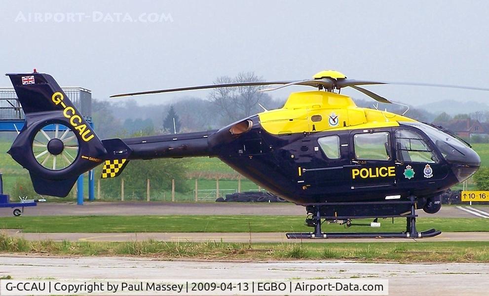 G-CCAU, 1997 Eurocopter EC-135T-1 C/N 0040, Based @ EGBO when photograph-operated by West Mercia Constabulary.