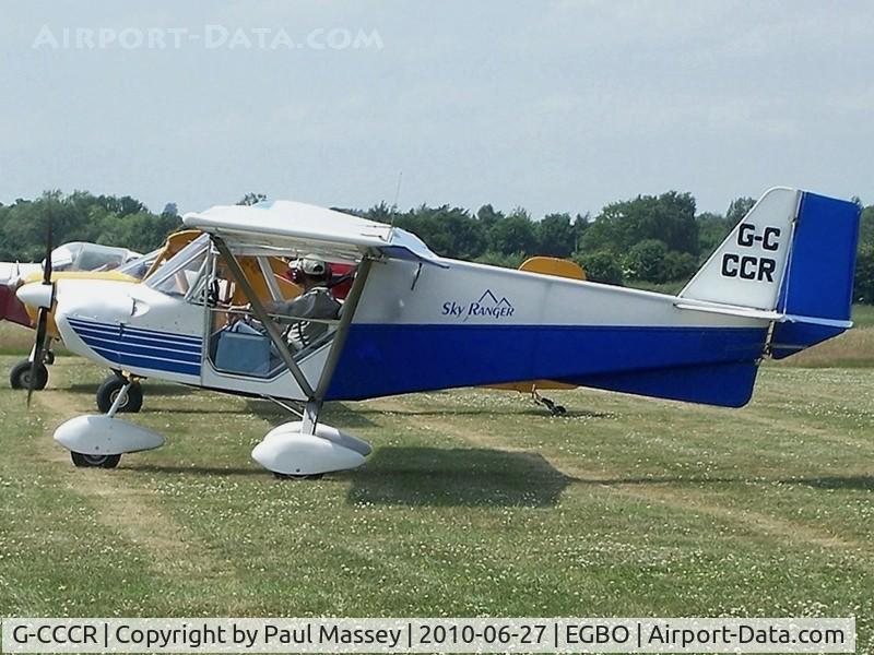 G-CCCR, 2003 Best Off Skyranger 912(2) C/N BMAA/HB/266, @ 100 years of flying @ Wolverhampton Airfields Fly-In.