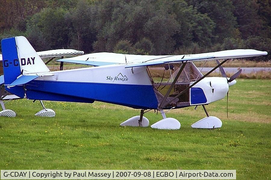 G-CDAY, 2004 Best Off Skyranger 912(2) C/N BMAA/HB/394, @ Halfpenny Green Airfield.