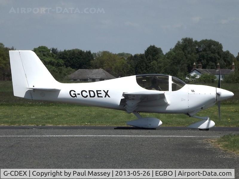 G-CDEX, 2004 Europa Tri Gear C/N PFA 247-12507, @ the 40's Weekend Fly-In.
