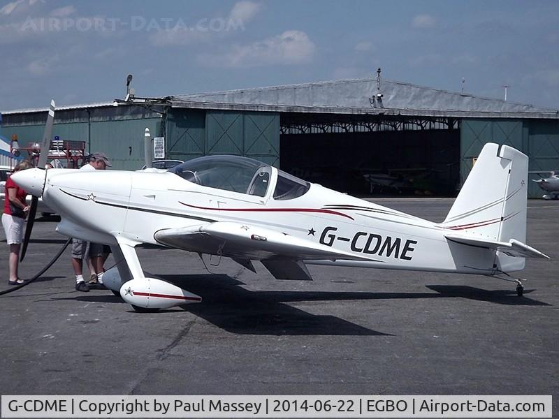 G-CDME, 2006 Vans RV-7 C/N PFA 323-14151, At Halfpenny Green Airfield.