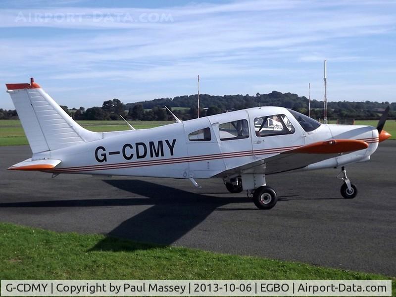 G-CDMY, 1979 Piper PA-28-161 Cherokee Warrior II C/N 28-7916007, At Halfpenny Green Airfield. EX:-PH-SBZ,N39748.