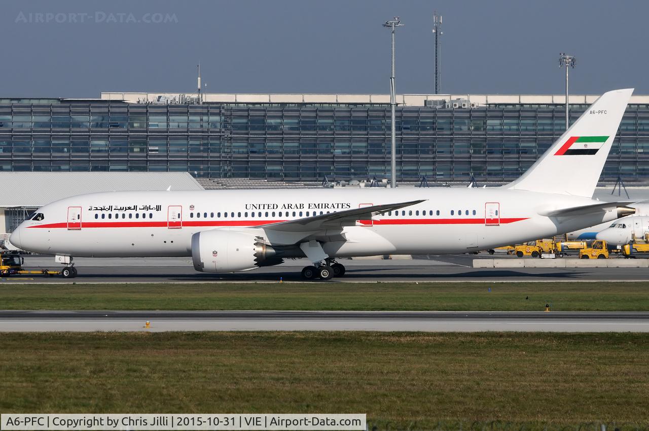 A6-PFC, 2013 Boeing 787-8 Dreamliner C/N 35303, Abu Dhabi Amiri Flight - United Arab Emirates