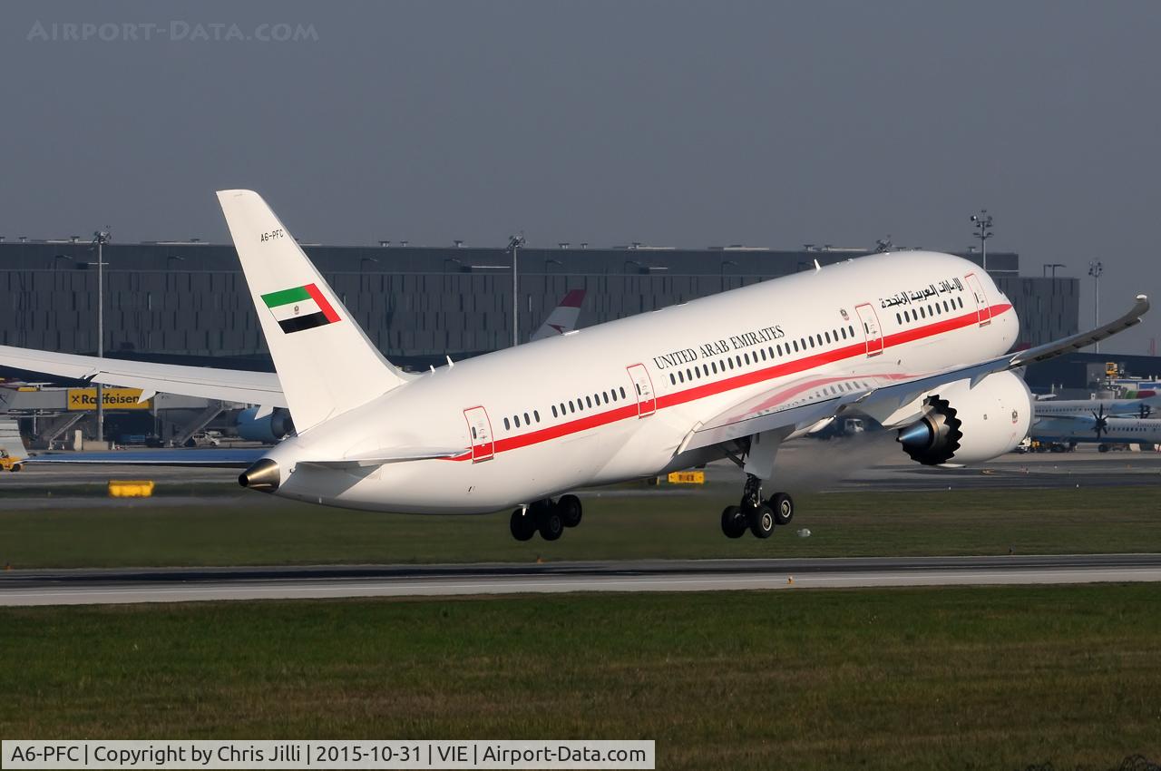 A6-PFC, 2013 Boeing 787-8 Dreamliner C/N 35303, Abu Dhabi Amiri Flight - United Arab Emirates