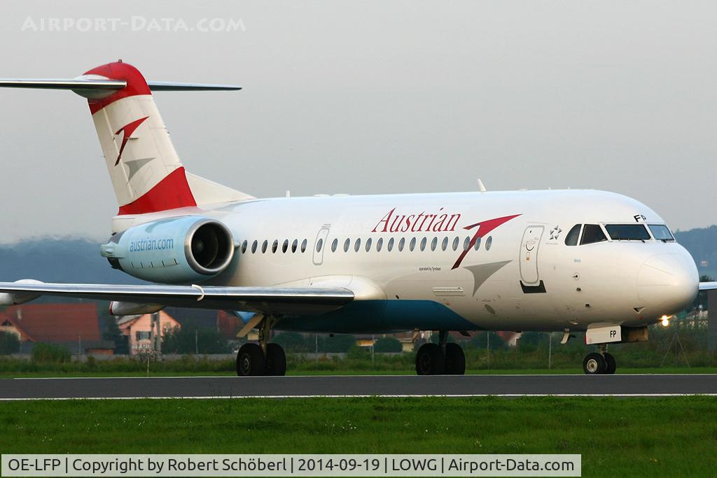 OE-LFP, Fokker 70 (F-28-0070) C/N 11560, OE-LFP @ LOWG