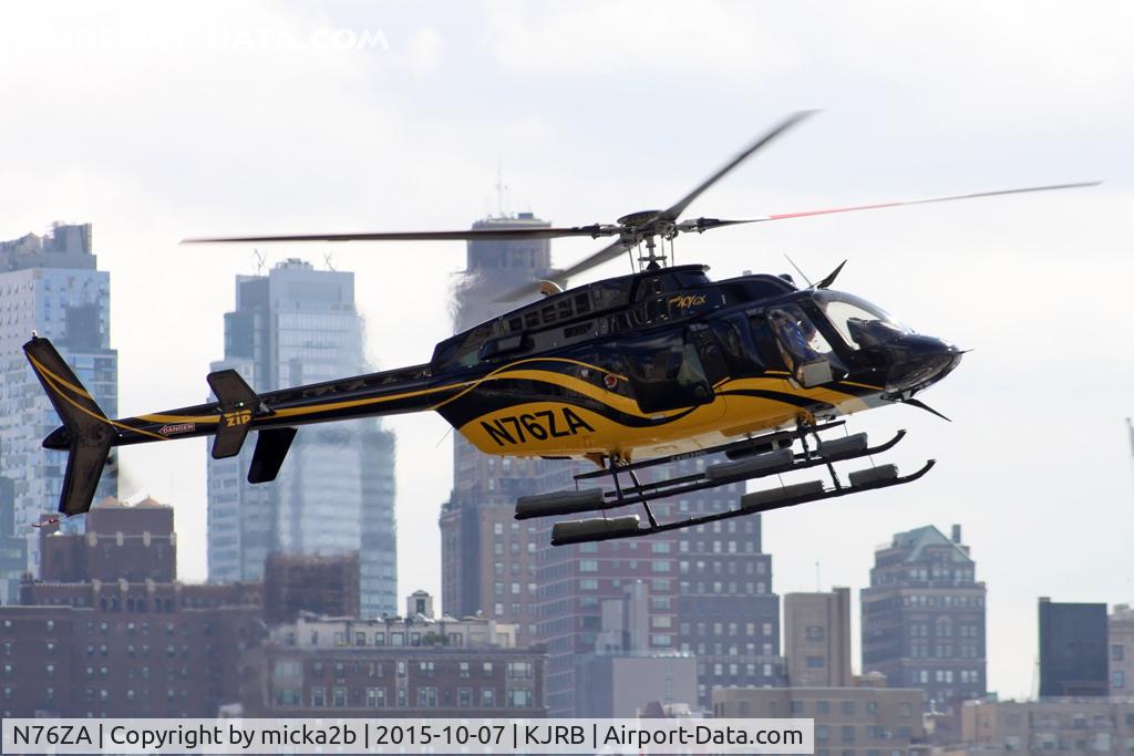 N76ZA, 2014 Bell 407GX C/N 54501, Landing