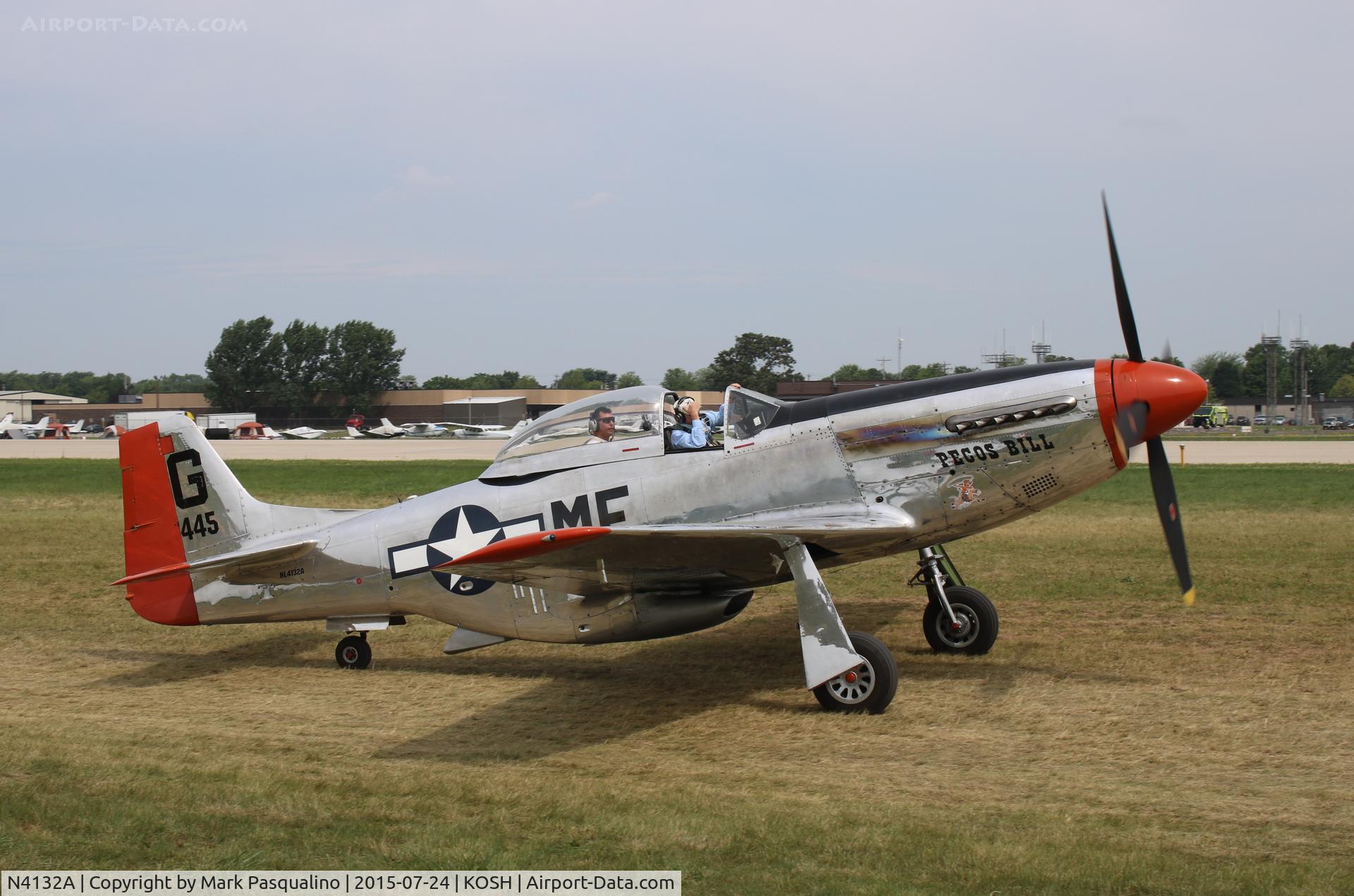 N4132A, 1944 North American P-51D Mustang C/N 122-40985, North American P-51D