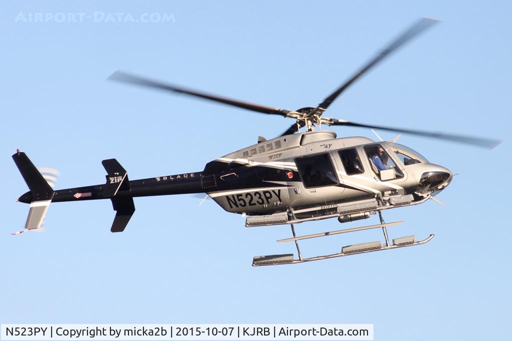 N523PY, 2014 Bell 407 C/N 54155, Landing