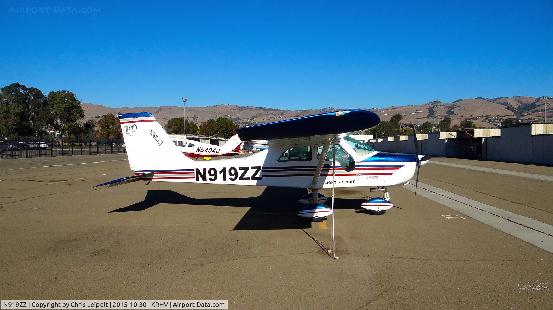N919ZZ, Paradise Usa Llc Paradise P-1 SLSA LW C/N 0078, Newly locally-based Paradise P-1 SLSA sitting at its tie down at Reid Hillview Airport, San Jose, CA.