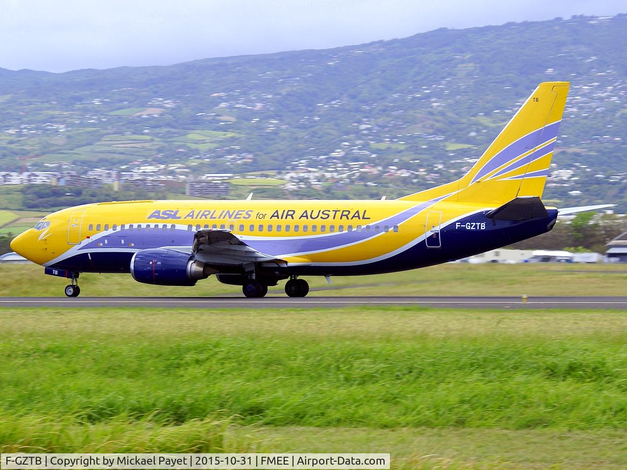 F-GZTB, 1999 Boeing 737-33V C/N 29336, ASL Airlines France ,Wet lease operations for Air Austral