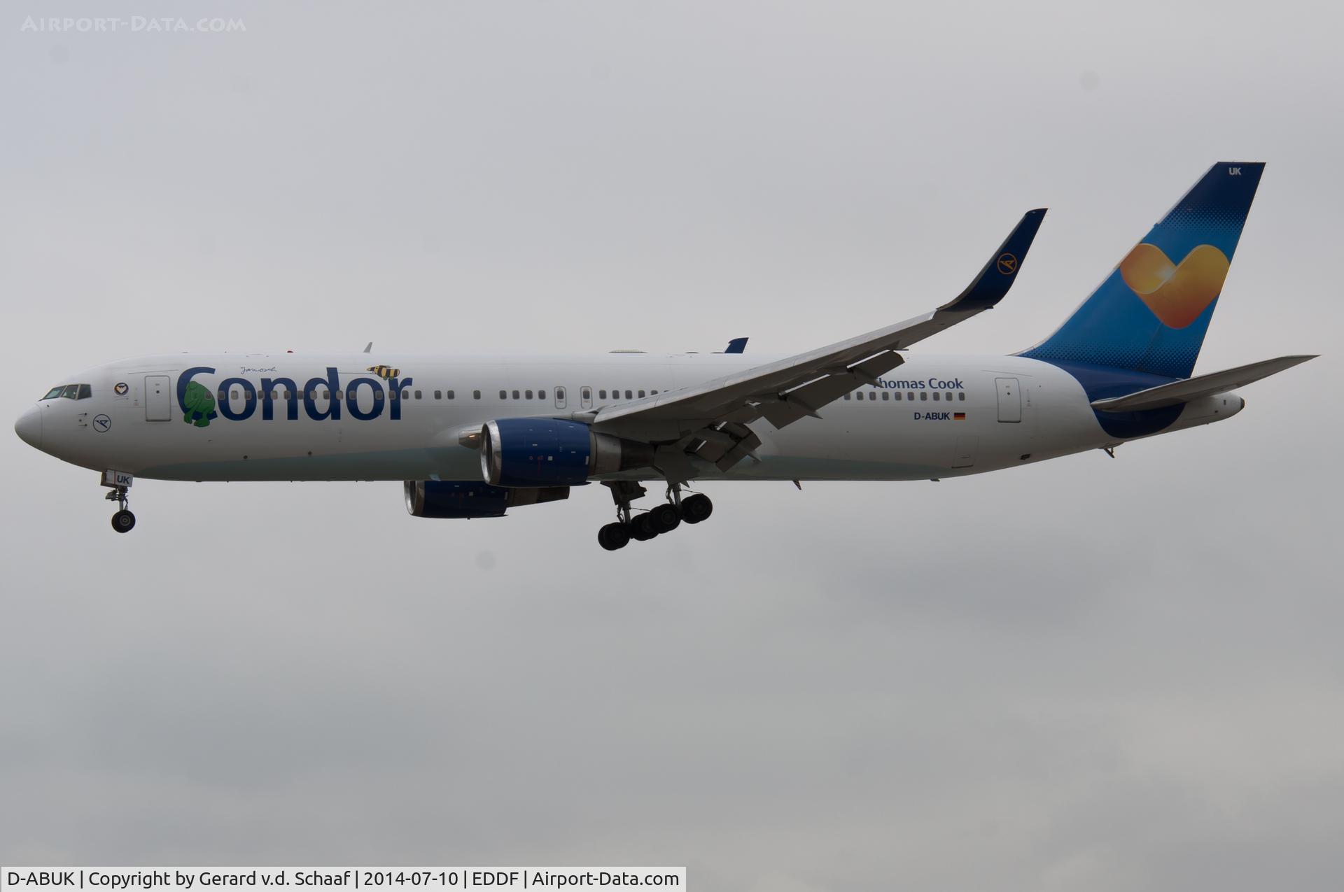 D-ABUK, 1999 Boeing 767-343/ER C/N 30009, Frankfurt, July 2014